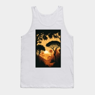 African Sunset Tank Top